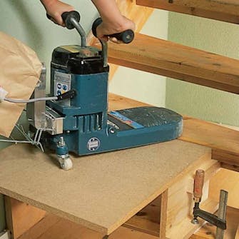 Måla om trappa: Du har full kontroll över kantslipmaskinen Måla om trappa: Du har full kontroll över kantslipmaskinen